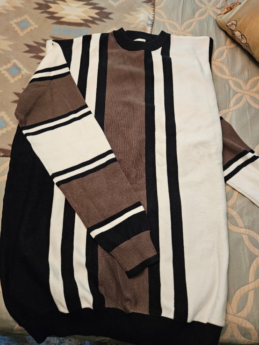 Sweater Mens Block Strip 2 Xlarge NEW never Worn